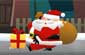 deliver gifts with Santa Claus